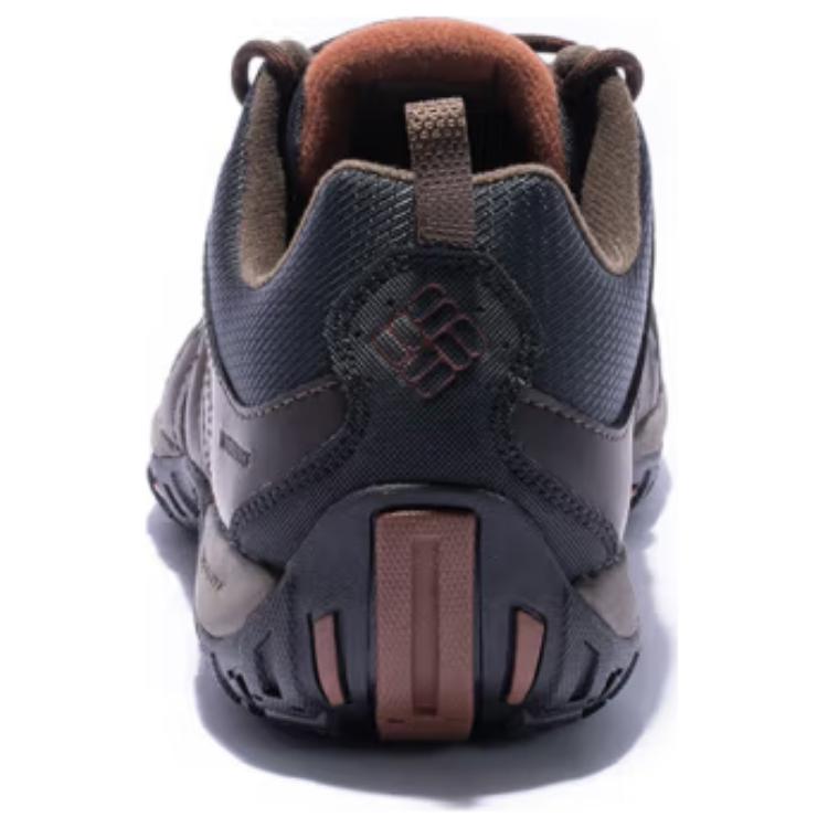 Columbia Hiking Cushioning Non Slip And Waterproof Grip Low top Hiking Shoes Men’s Dark Umber