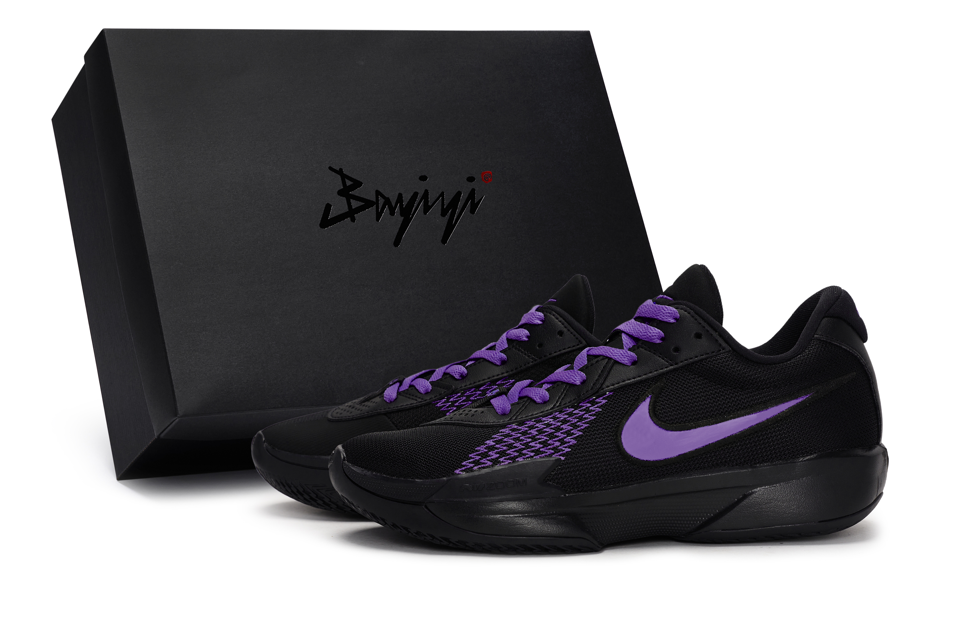 Nike Air Zoom G.T. Cut Academy 811 Manufacturing, Xingji Leap Purple, Special Shoe Box Lightweight Slip Resistant