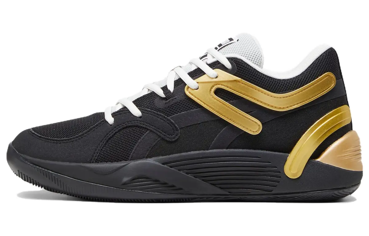 PUMA Trc Blaze Court Basketball Shoes 'Black Gold'