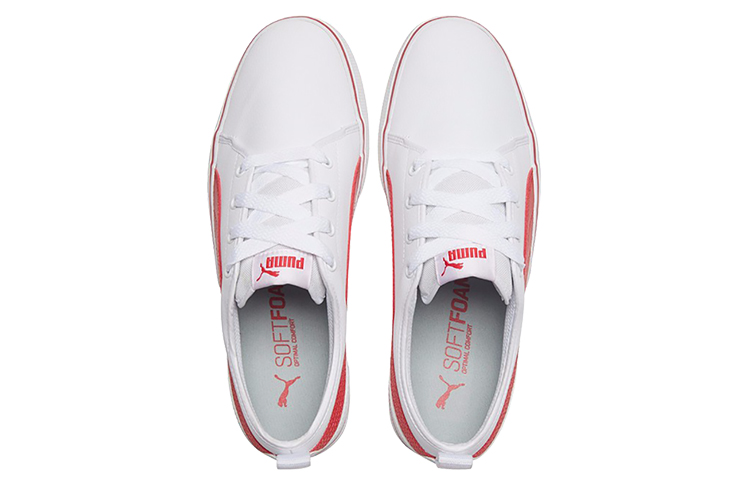 Кеды PUMA (бело-красные) — фото 4