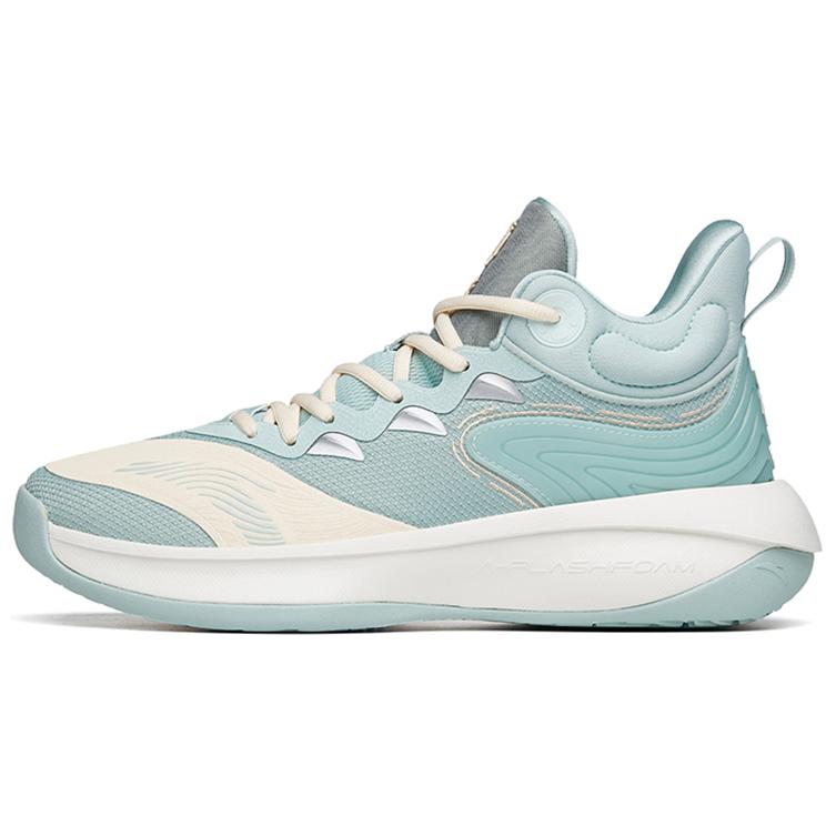 Anta Tiger Roar Cushioning Slip Resistant Abrasion Resistant Coverage Mid top Performance Basketball Shoes Men's