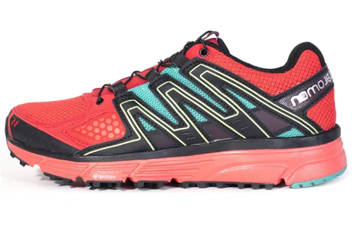 SALOMON X Mission 3 Fabric Fashion Abrasion Resistant Low top Mountaineering Hiking Shoes Women's Watermelon Red