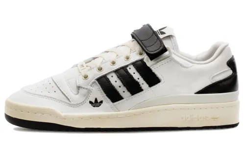 Shoe Palace x Adidas Originals FORUM Low Leather Low top Skateboard Shoes Unisex White Black
