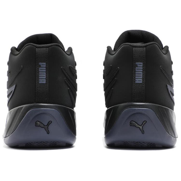 PUMA Court Pro Slip Resistant Abrasion Resistant Mid top Basketball Shoes Unisex Black