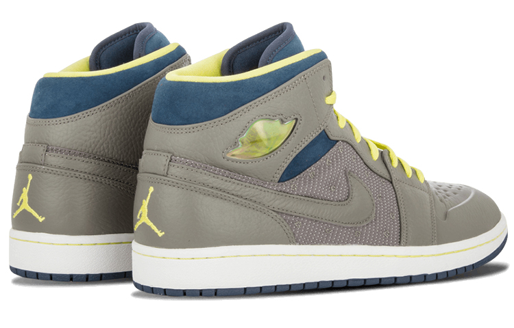Jordan 1 Retro ’97 Txt Flat Pewter Electric Yellow