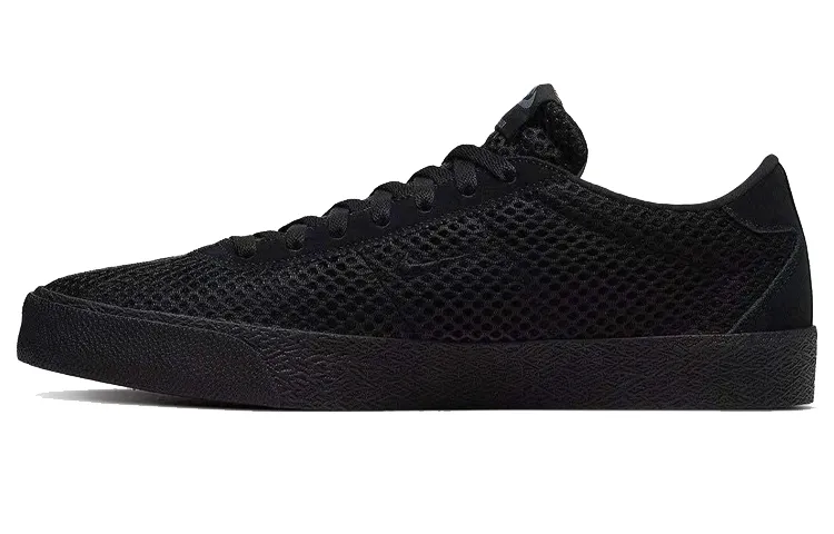 Nike SB Bruin ISO Pu Coverage Low top Skateboard Shoes Unisex Black