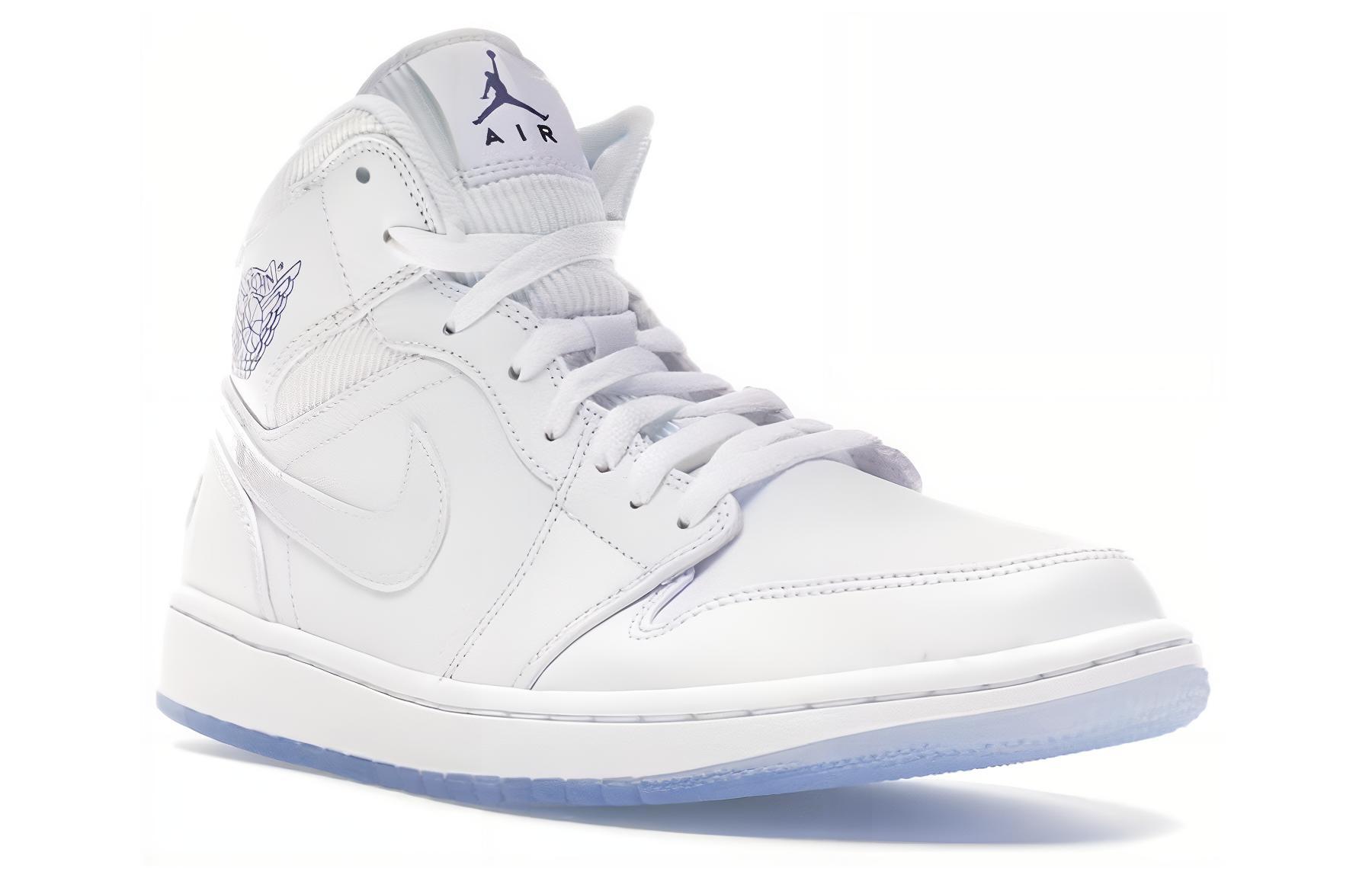Jordan 1 Mid Pure White