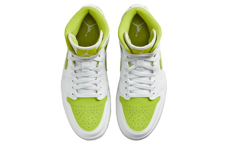 Jordan 1 Mid White Lime Women’s