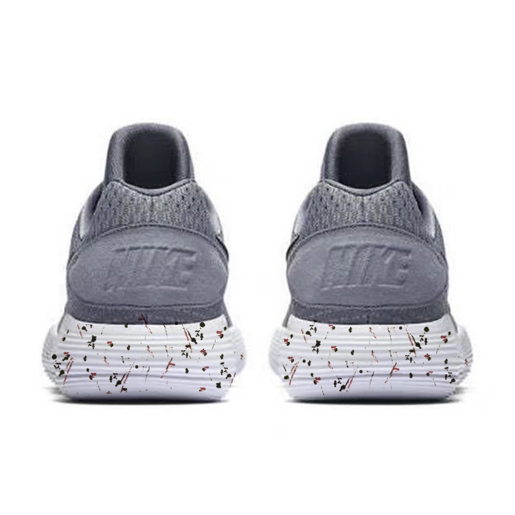 Nike Hyperdunk 2017 Cushioning Slip Resistant Abrasion Resistant Lightweight Low top Basketball Shoes Unisex Gray