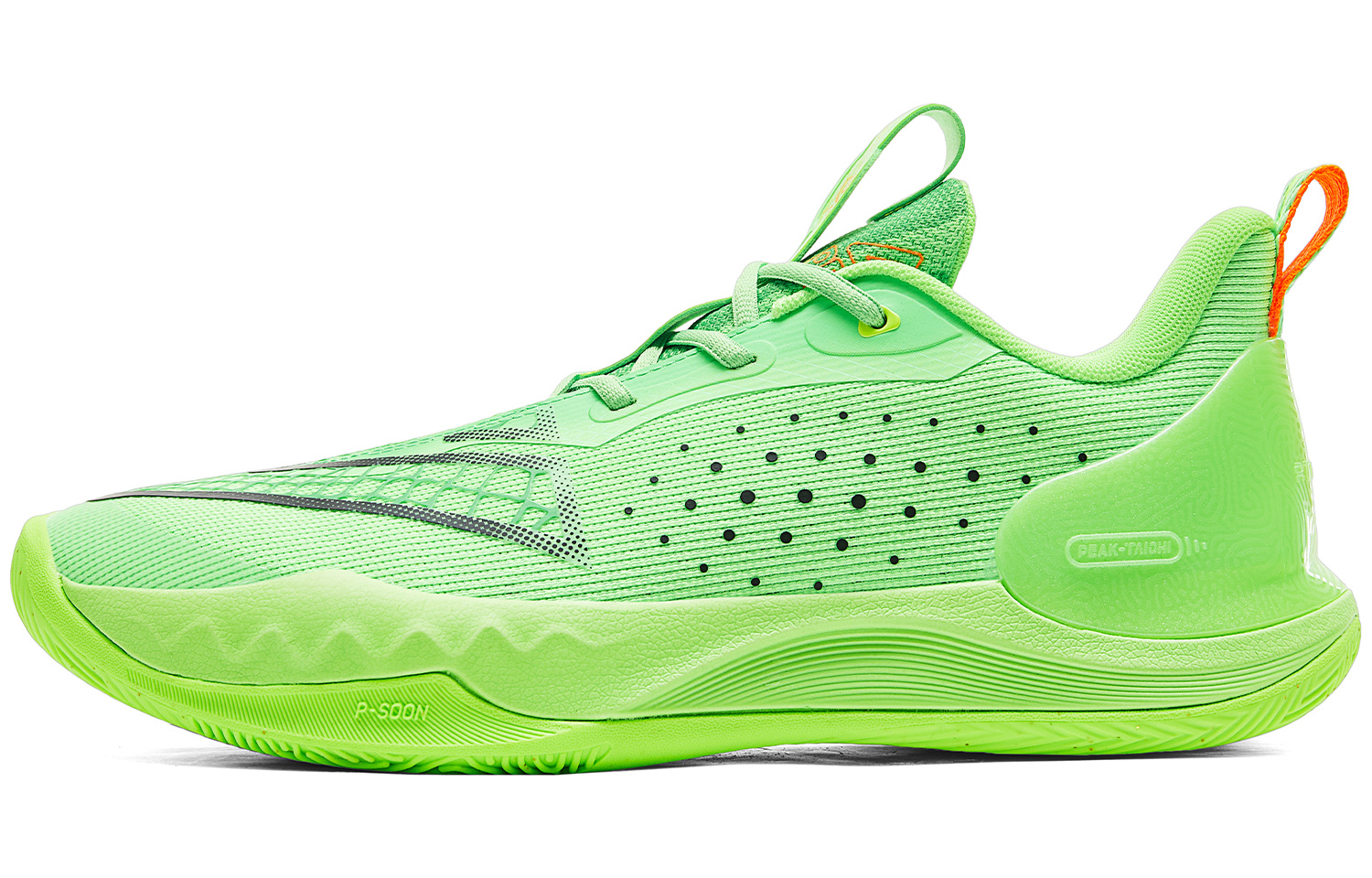 PEAK Taichi Triangle 4.0 Basketball Shoes Men’s Low Top Electric Green