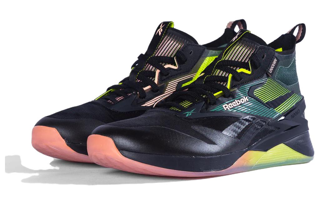 Reebok NANO UNKNWN Comfortable Low top Training Shoes Unisex Black Green