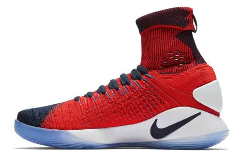 Nike Hyperdunk 2016Hyperdunk 2016 round toe flat heel non-slip lightweight mid-top basketball shoes