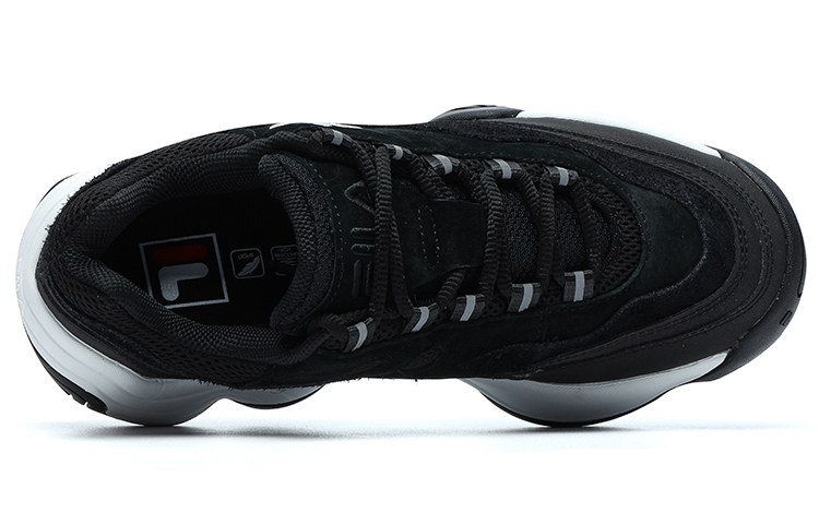 FILA FUSION HERITAGE BASKETBALL Handle Low top Vintage Basketball Shoes Women’s Black White