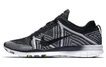 Nike Free TR Flyknit Abrasion Resistant, Breathable, Lightweight Low top Training Shoes Women's Black White