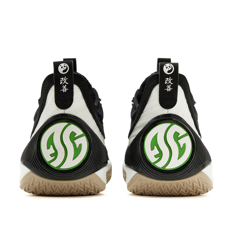 361° Cushioning Slip Resistant Abrasion Resistant Coverage Low top Basketball Shoes Men’s Black White