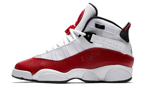 Jordan 6 Rings White University Red GS