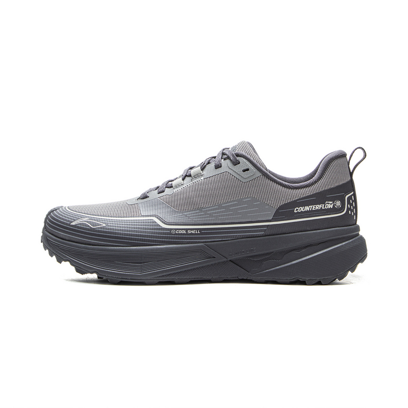 Li Ning Outdoor CF Tracing, Inter Industry TPU Low top Hiking Shoes Unisex Gray Black