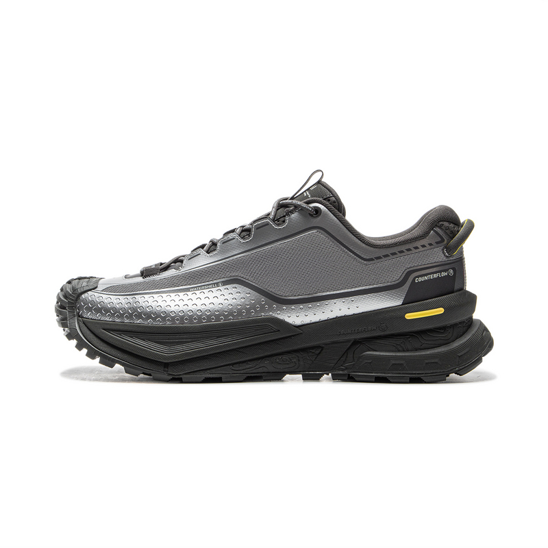 Li Ning Outdoor CF Tracing Low top Outdoor Hiking Shoes Unisex Silver
