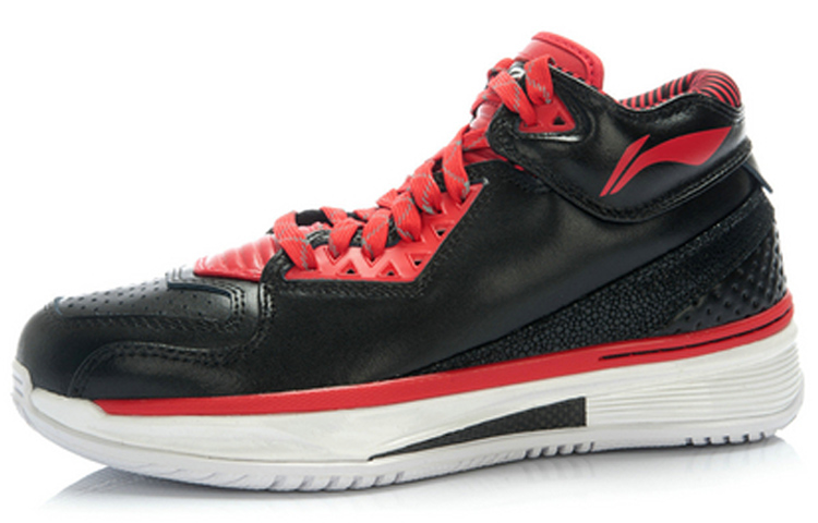 Li Ning WOW 2 Trendy Rebound Slip Resistant Abrasion Resistant Rebound Slip Resistant And Abrasion Resistant Mid top