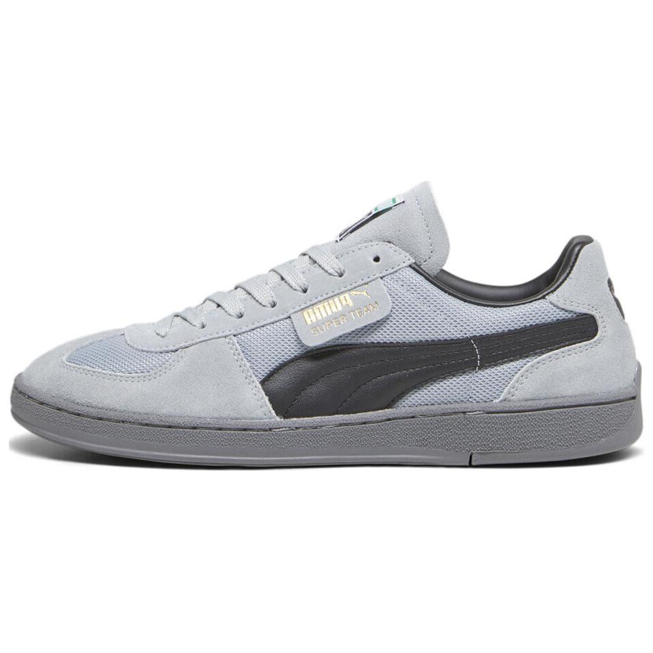 PUMA Superteam Comfortable And Lightweight Low top Skateboard Shoes Men's Gray Black