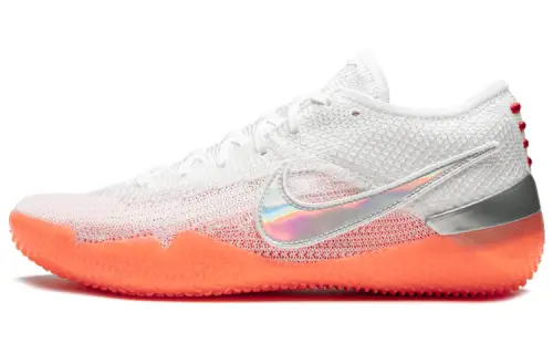 Nike Kobe AD nxt 360 Kobe OG model shock-absorbing, non-slip and wear-resistant, low-top practical basketball shoes, men's white and orange