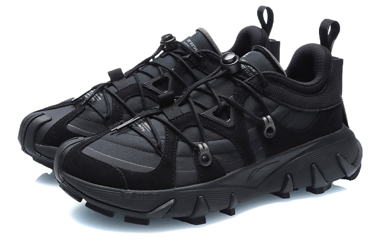 Li Ning Wu Xing 1 Cushioning Slip Resistant Abrasion Resistant Support Low top Performance Basketball Shoes Men’s Black