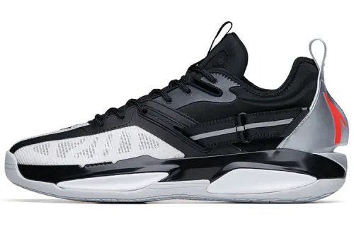Anta Anta GH3 Hayward GH3 GT Nitrogen technology fabric synthetic leather TPU shock-absorbing anti-slip wear-resistant wrapping support low-top practical basketball shoes men's white and black