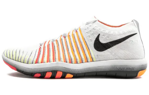 Nike Free Transform Training Shoes Women's Mid Top White/Orange