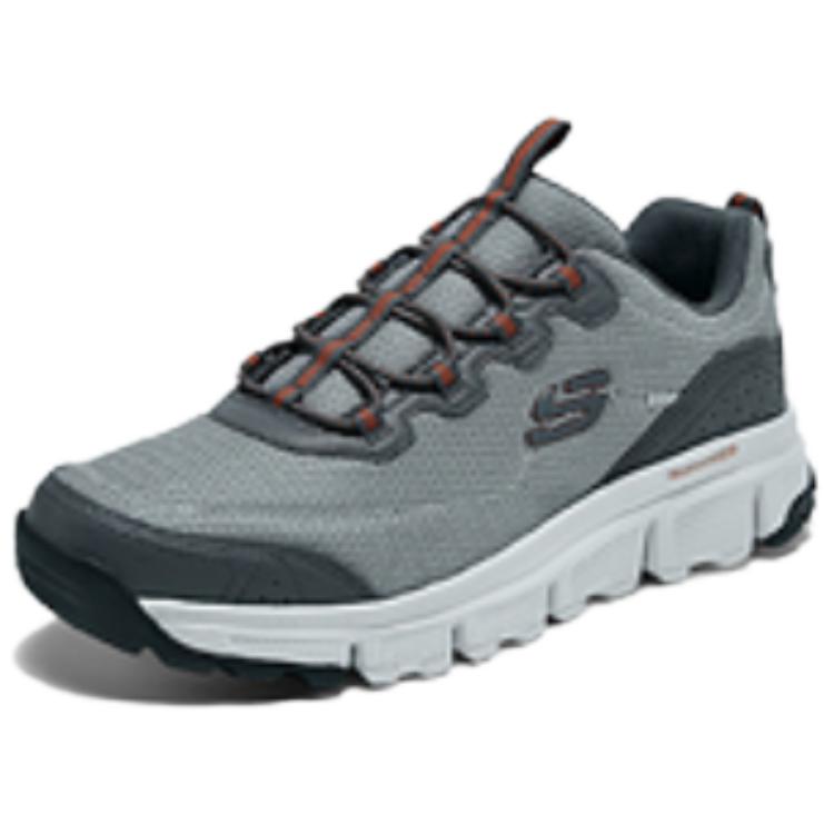 Skechers Summits At Abrasion Resistant Low top Hiking Shoes Men’s Gray Orange