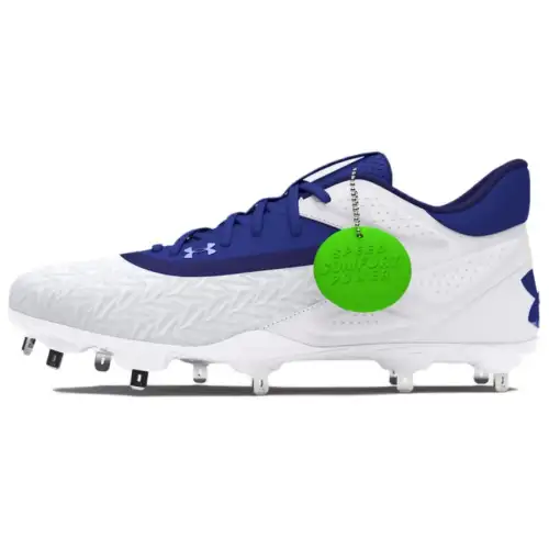 Under Armour Yard Slip Resistant Coverage Slip Resistant Coverage Low top Training Shoes Men's White Blue