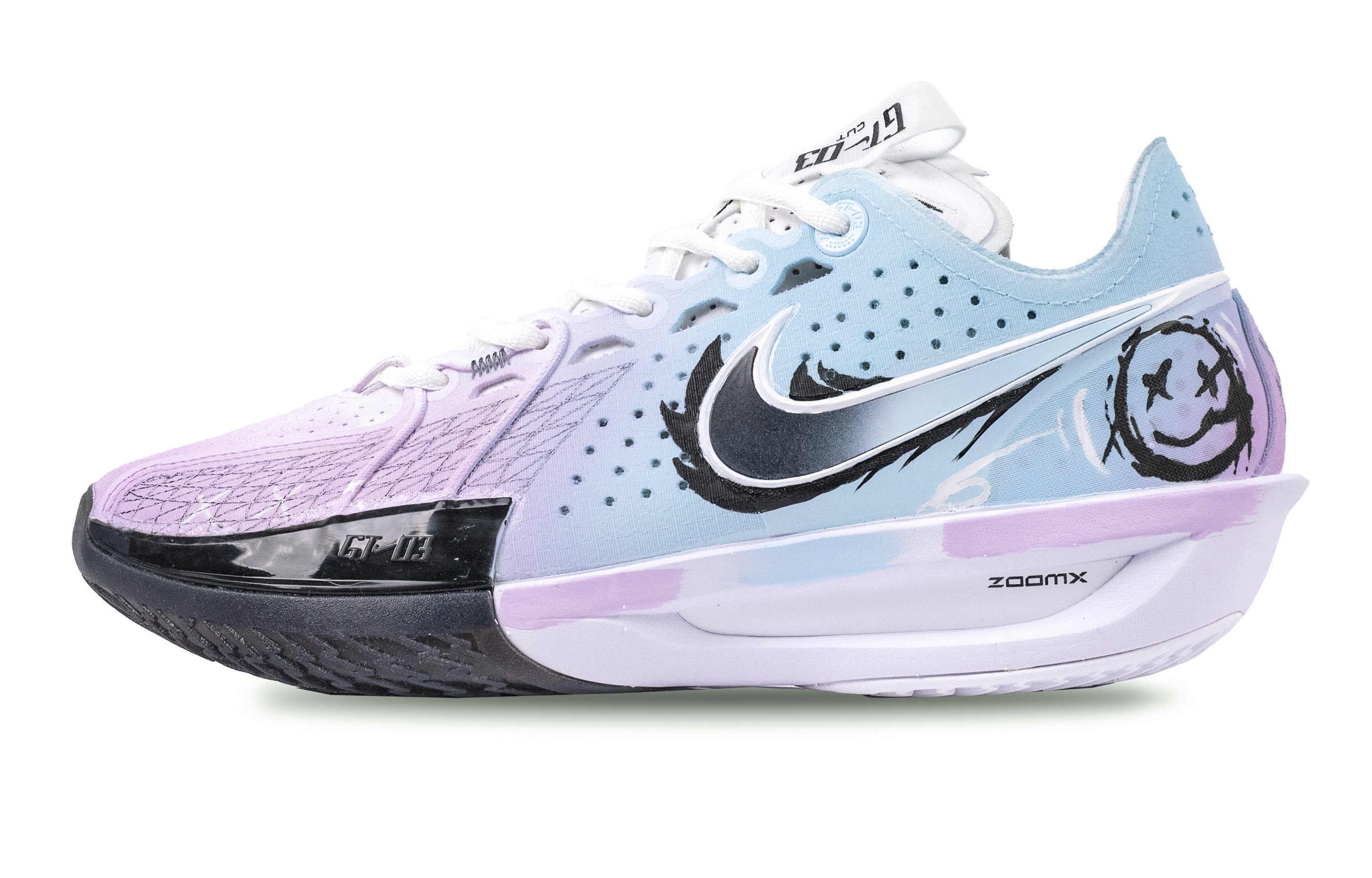 Nike G.T. Cut 3 Ocean Smiley Face Cushioning Slip Resistant Support Cushioning Slip Resistant Support Low top