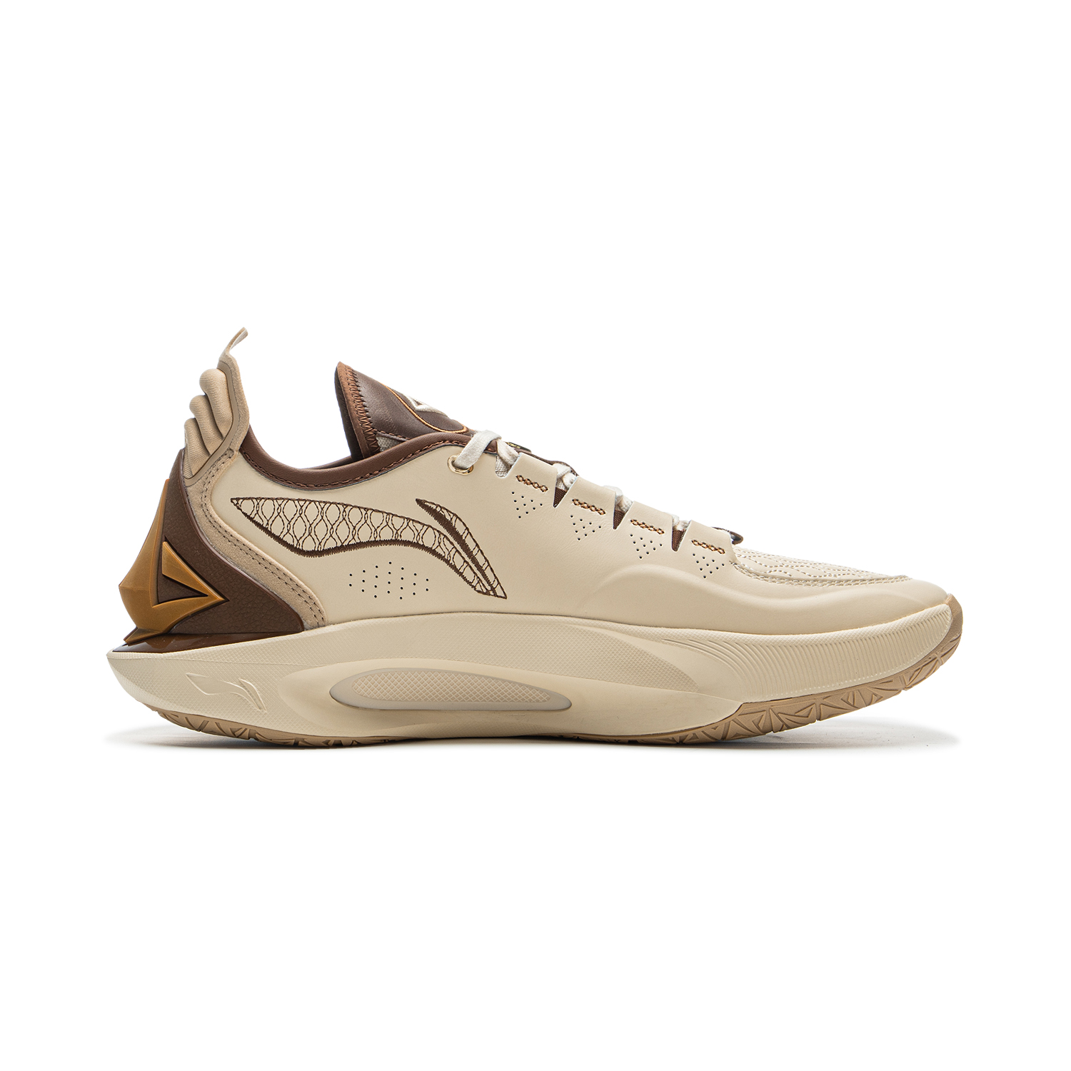 Li Ning JB3 Coverage Anti Rollover Low top Basketball Shoes Men’s Sand Gravel Gray