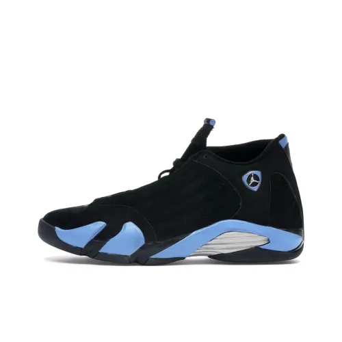 Jordan 14 Retro Black University Blue Men's