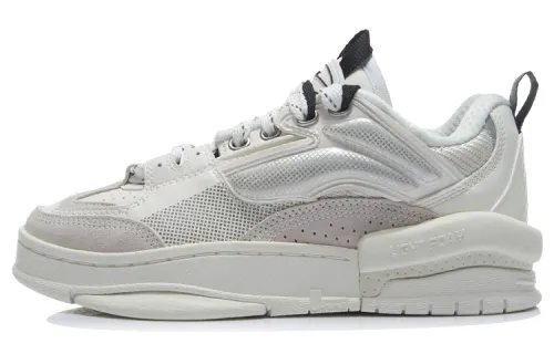 Li Ning Wave Zen Abrasion Resistant Lightweight Slip Resistant Low top Skateboard Shoes Women's Snow