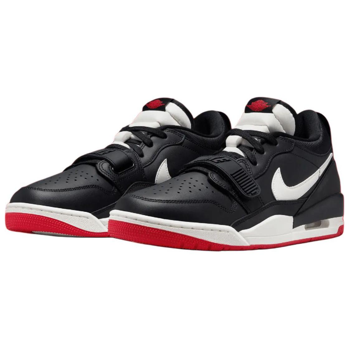 Jordan Legacy 312 Low Black Sail University Red