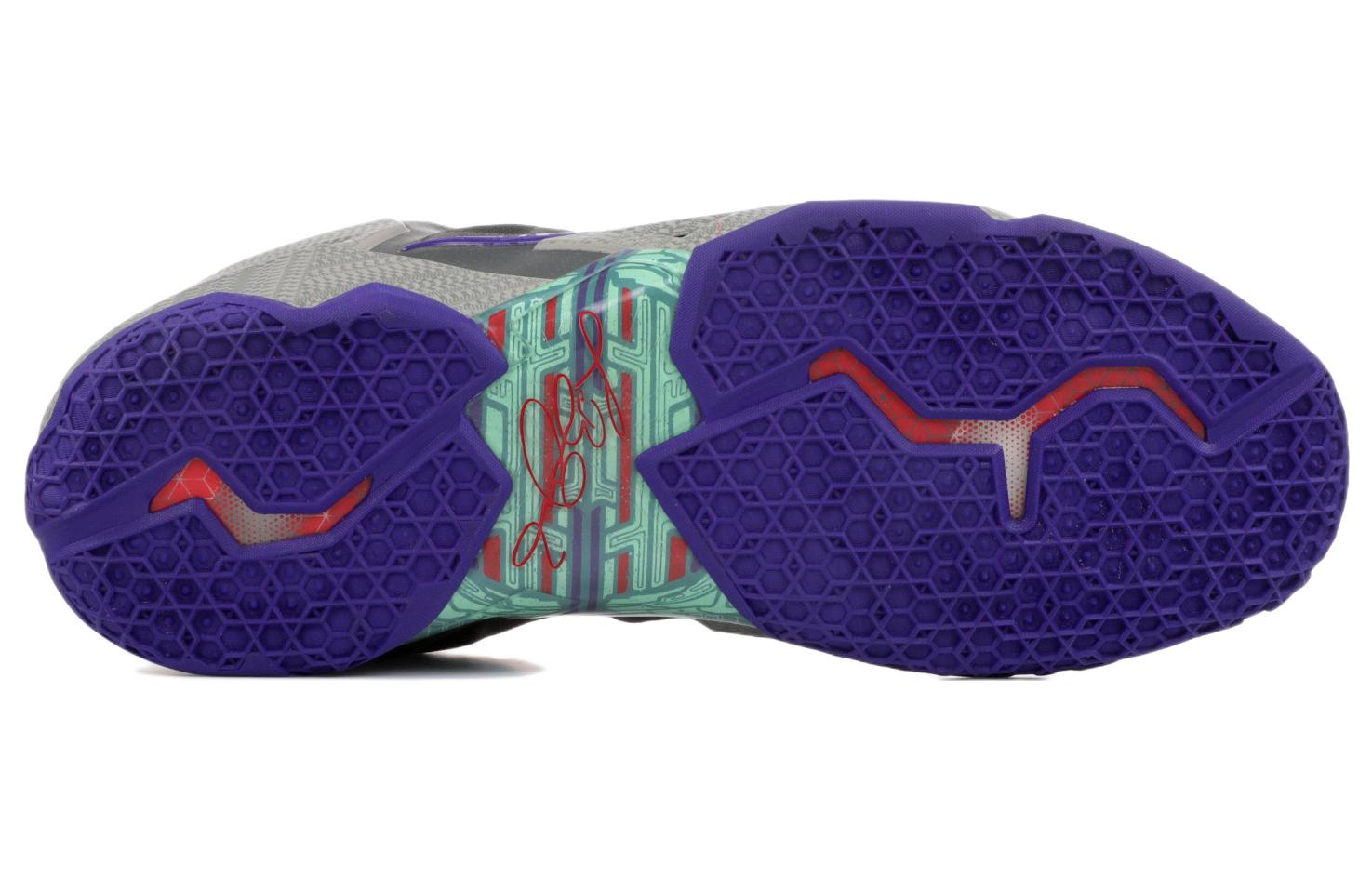 Мужские кроссовки Nike Lebron 11 Terracotta (серые) — фото 3