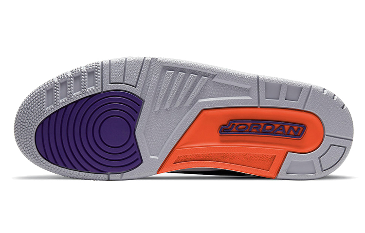 Кроссовки Jordan Air Jordan 3 retro "court purple" (черно-фиолетовый) — фото 6