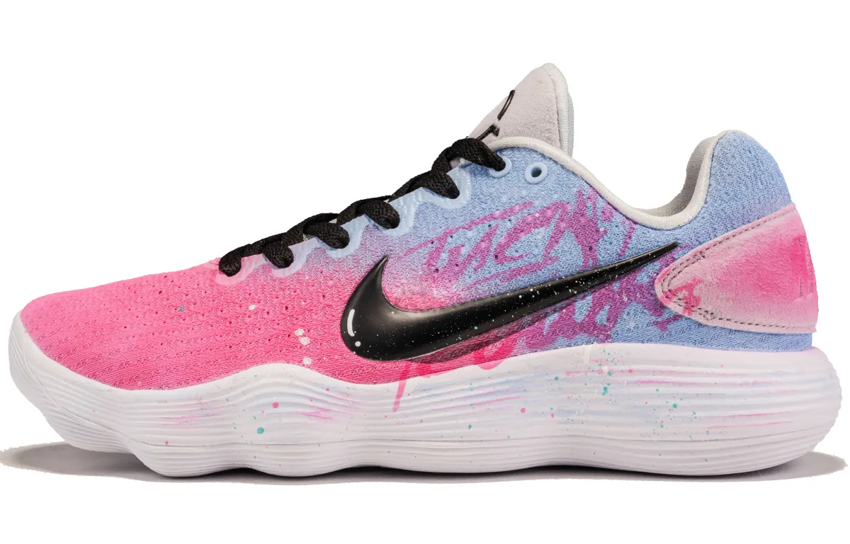 Nike Hyperdunk 2017 Fabric Low top Basketball Shoes Men's Pink