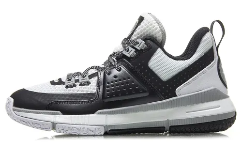 LiNing Li Ning City 6 Wade low-top basketball shoes men's white and black