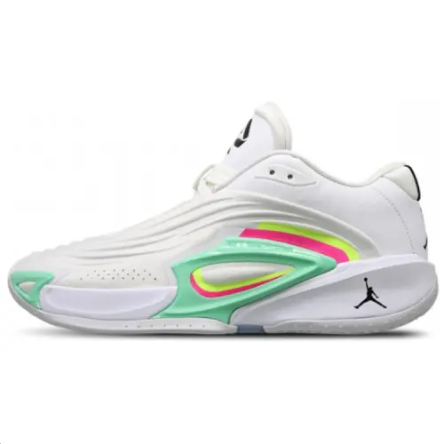 Jordan Luka 3 Comfortable Slip Resistant Abrasion Resistant Low top Basketball Shoes Men's White