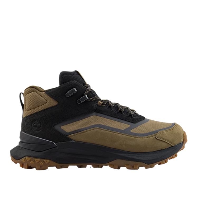 Timberland Motion Access Textile, Leather Waterproof Support Lightweight Rebound Mid top Hiking Shoes Men’s Olive Green