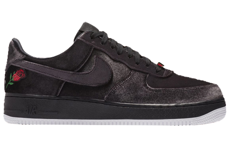 Кроссовки Nike Air Force 1 AF1 (черные) — Чёрный — фото 2