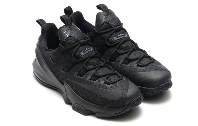 Мужские кроссовки Nike LeBron 13 Low (черные) — фото 3