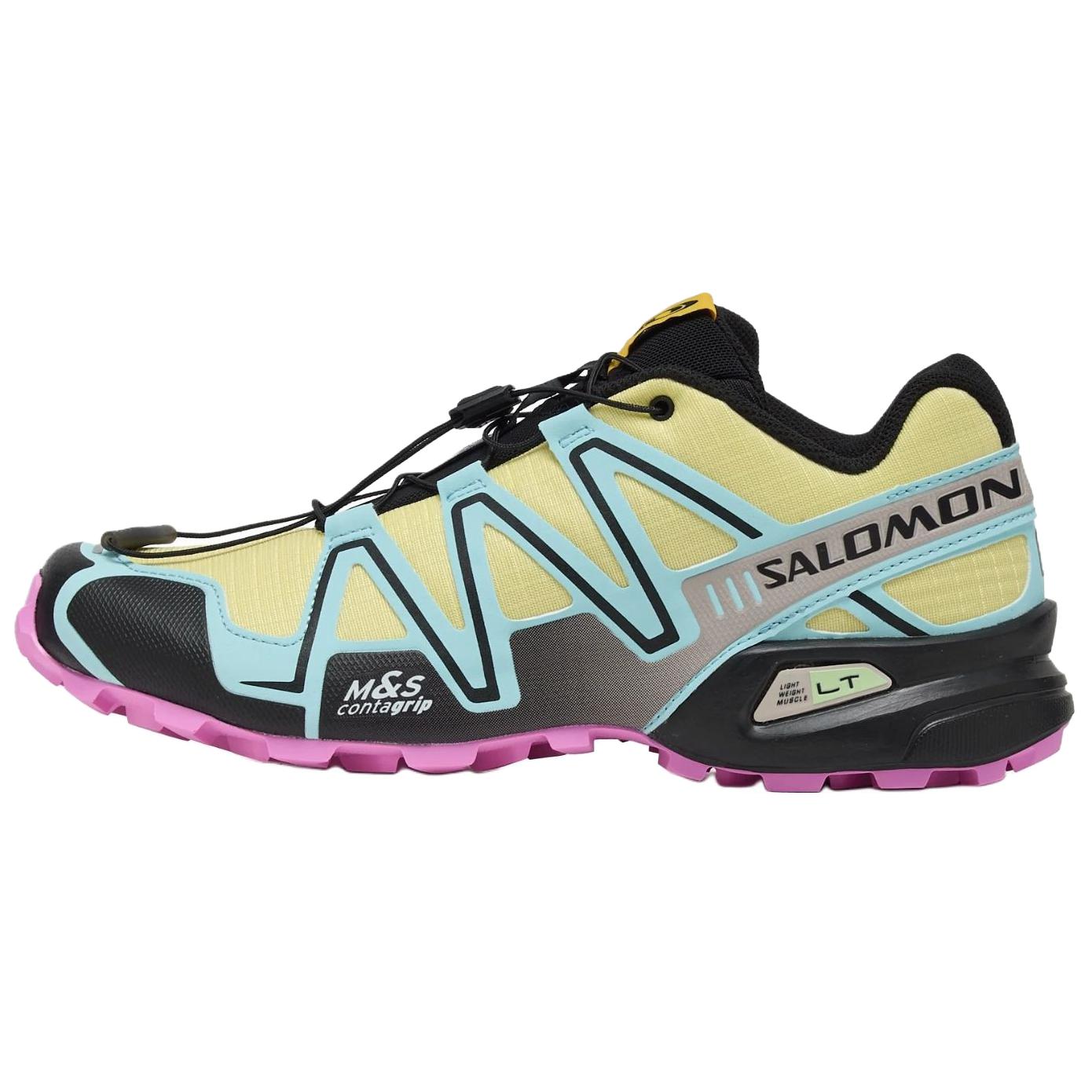 SALOMON Speedcross 3 Low top Hiking Shoes Men’s Yellow Blue
