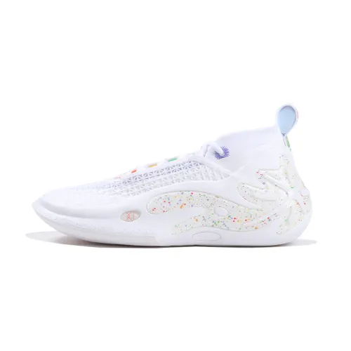 Li Ning WOW11 Mid top Basketball Shoes Men's White