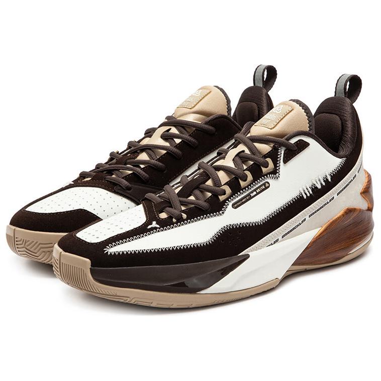 361° Generational Generation 1 Slip Resistant Abrasion Resistant Low top Basketball Shoes Men’s White Black Brown