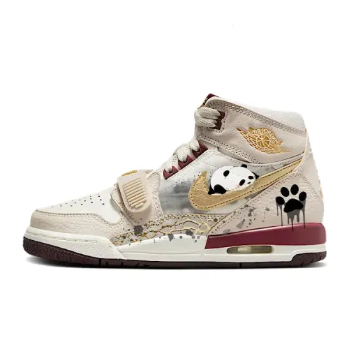 Jordan Legacy 312 Vintage Basketball Shoes Unisex High Top Brown/White