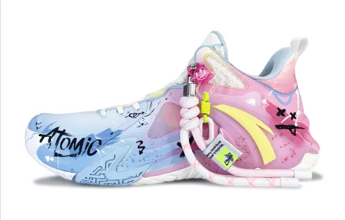Anta Airspace 4 Atomic Neon, Glitter Cats Slip Resistant Abrasion Resistant Slip Resistant Abrasion Resistant Low top