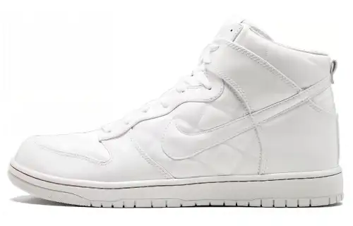 Nike Dunk High Supreme Olympic Octagon Quilted Patent White