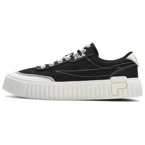 FILA Gear 1S Cookie Shoes Slip Resistant, Abrasion Resistant, Lightweight, Height Increasing Low top Canvas Shoes